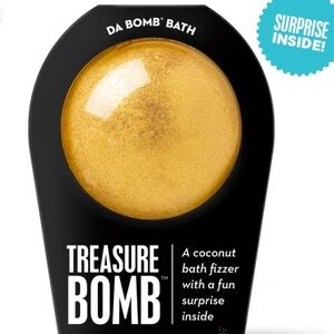 DA BOMB Treasure Bomb Gold Coconut Bath Fizzer